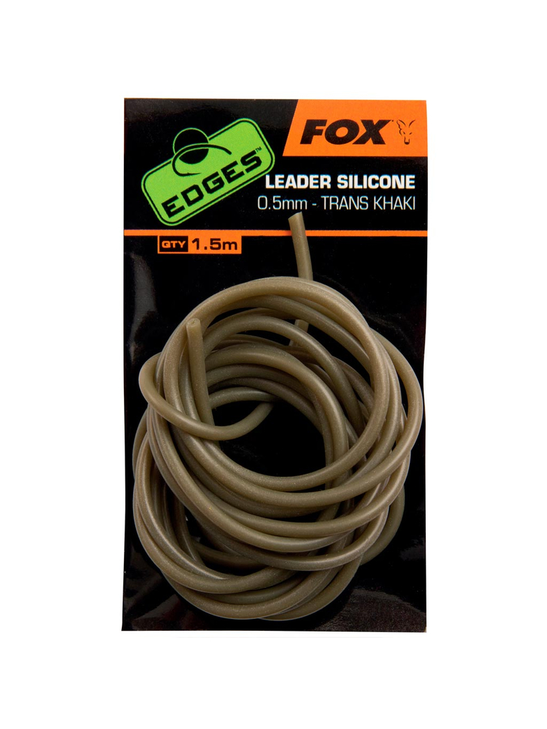 Силиконовая трубка лидер FOX EDGES Leader Silicone Trans Khaki 0.5mm Силиконовая трубка лидер FOX EDGES Leader Silicone Trans Khaki 0.5mm