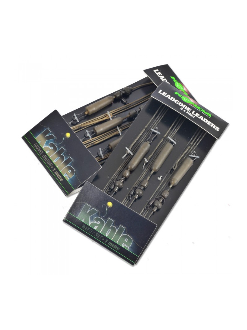 Поводок Korda Leadcore Leader Heli, Цвет: Gravel (Гравий) Поводок Korda Leadcore Leader Heli, Цвет: Gravel (Гравий)