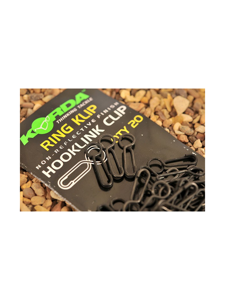 Застежка для поводков с кольцом Korda Ring Klip Застежка для поводков с кольцом Korda Ring Klip
