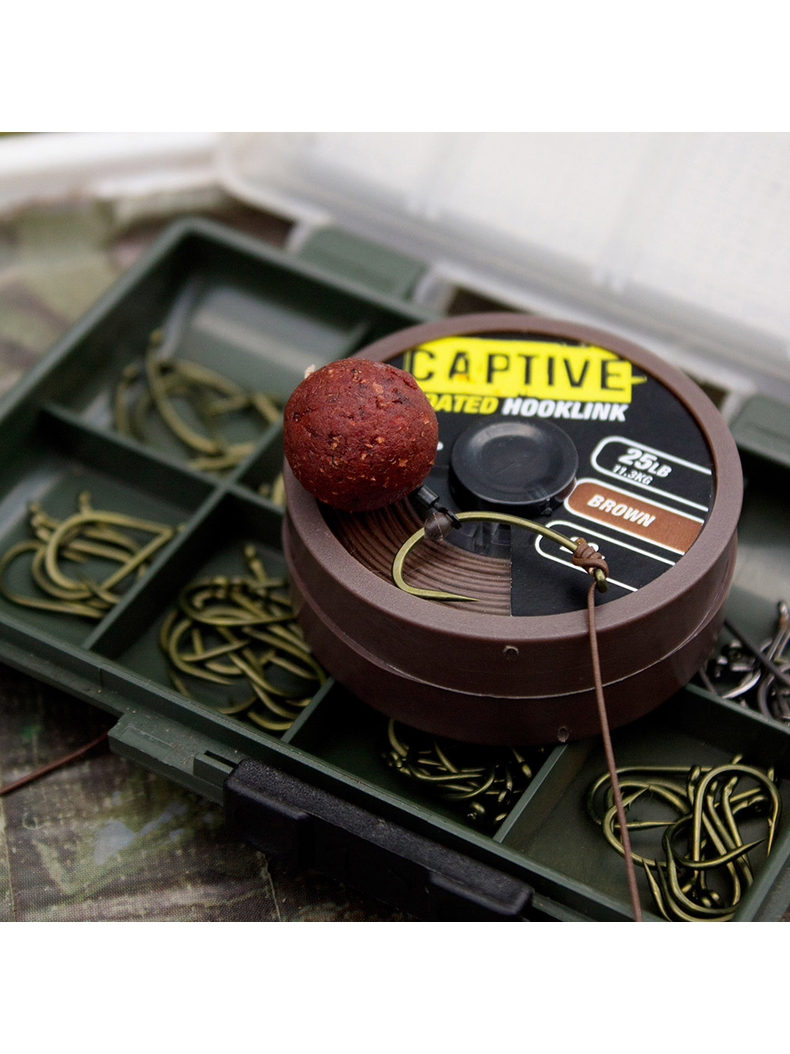 Поводковый материал в оплетке AVID CARP Captive Coated Hooklink, Цвет: Weed Green, Тест: 15.00 lb, изображение 5 Поводковый материал в оплетке AVID CARP Captive Coated Hooklink, Цвет: Weed Green, Тест: 15.00 lb, изображение 5