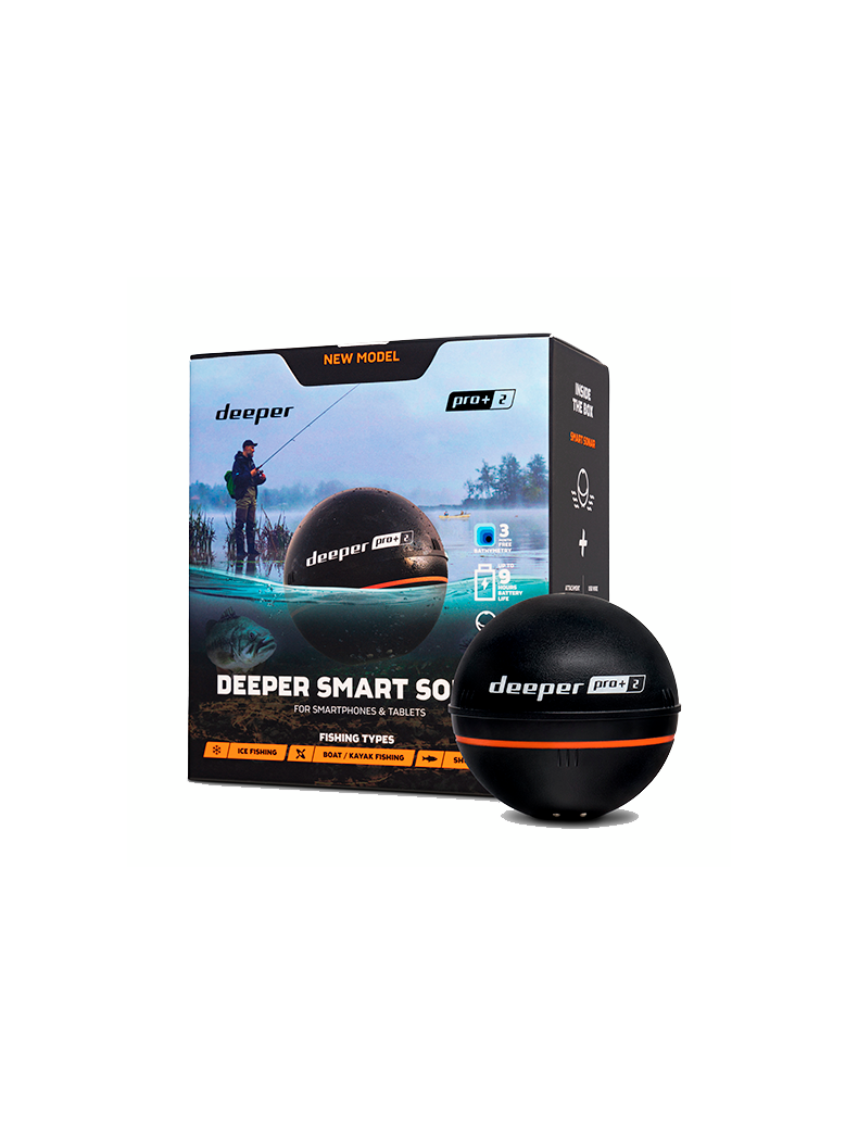 Беспроводной эхолот Deeper Smart Sonar Pro+ 2.0 Беспроводной эхолот Deeper Smart Sonar Pro+ 2.0