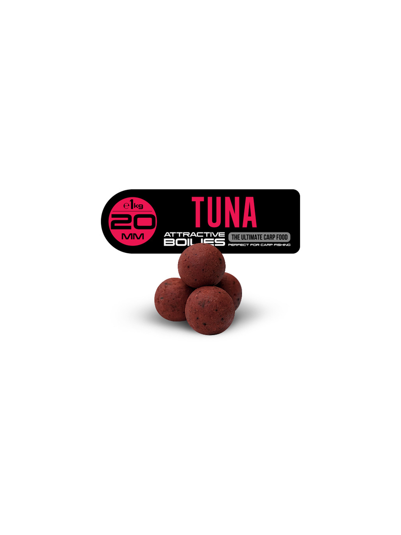 Бойлы тонущие FFEM Ajika Boilies Tuna (Тунец) 20мм 1кг, изображение 2
