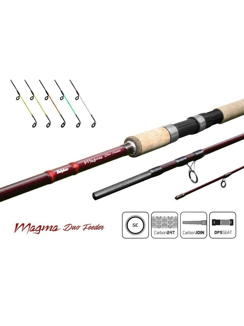 Удилище фидерное DELPHIN MAGMA II NG DUO Feeder 4+5 tips Удилище фидерное DELPHIN MAGMA II NG DUO Feeder 4+5 tips