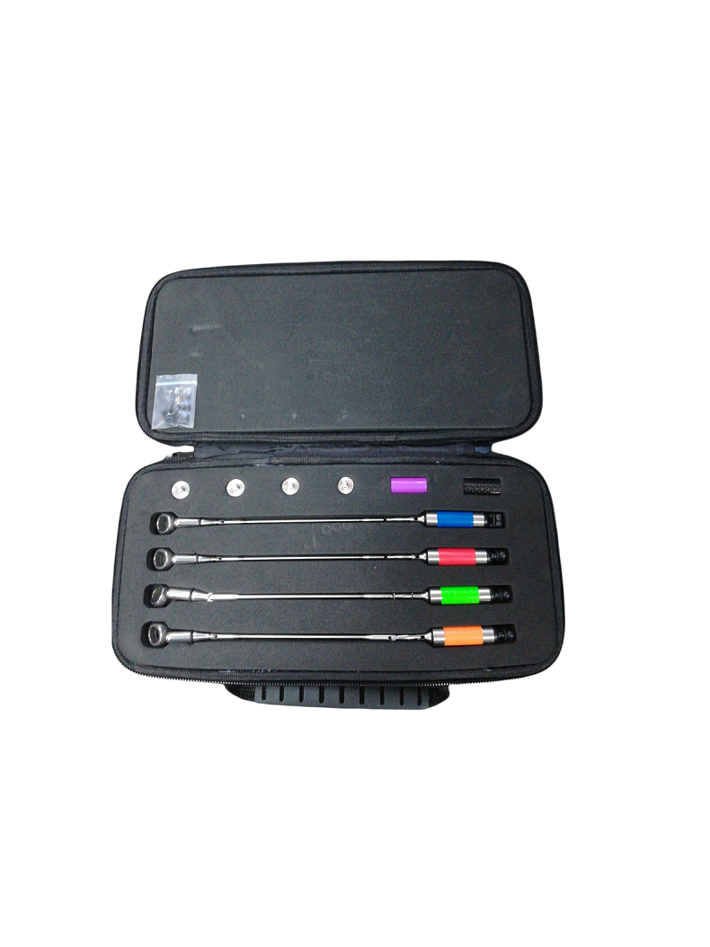 Комплект индикаторов поклевки MIVARDI MCX Stainless Swing Arm - Multicolor, Количество удилищ: Для трёх, изображение 2 Комплект индикаторов поклевки MIVARDI MCX Stainless Swing Arm - Multicolor, Количество удилищ: Для трёх, изображение 2