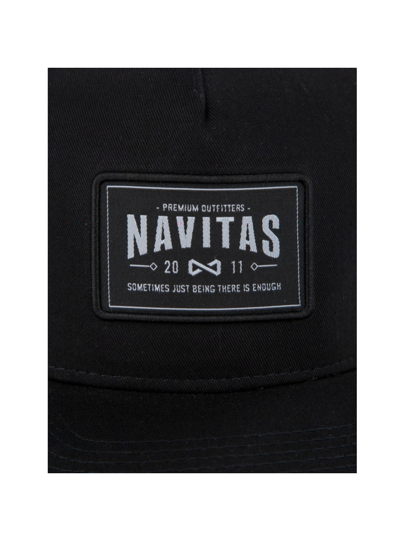 Бейсболка NAVITAS MFG Black Snapback Cap, изображение 3 Бейсболка NAVITAS MFG Black Snapback Cap, изображение 3