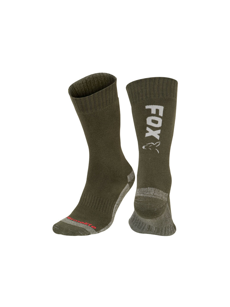 Термоноски FOX Green/Silver Thermolite Long Socks, Размер: 44 – 47 (10 – 13) Термоноски FOX Green/Silver Thermolite Long Socks, Размер: 44 – 47 (10 – 13)