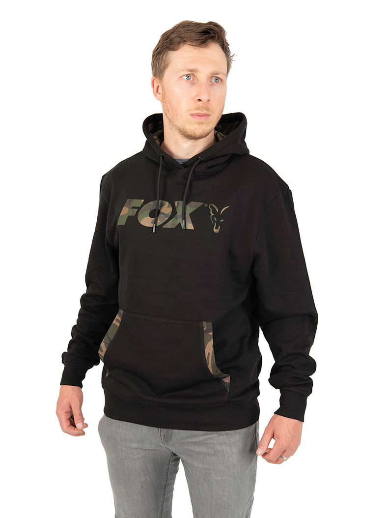 Толстовка FOX LW Black/Camo Print Pullover Hoody, Размер: M