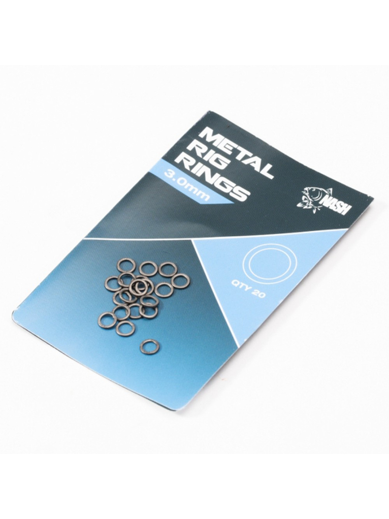 Колечки стальные Nash Metal Rig Rings, Диаметр: 3 мм, изображение 2 Колечки стальные Nash Metal Rig Rings, Диаметр: 3 мм, изображение 2