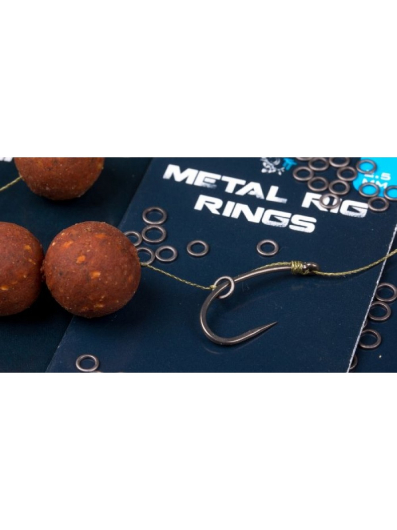 Колечки стальные Nash Metal Rig Rings, Диаметр: 3 мм, изображение 3 Колечки стальные Nash Metal Rig Rings, Диаметр: 3 мм, изображение 3