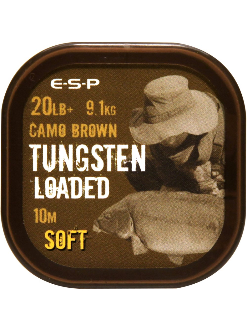 Поводковый материал утяжеленный вольфрамом ESP Tungsten Loaded SOFT, Цвет: Choddy Silt, изображение 5 Поводковый материал утяжеленный вольфрамом ESP Tungsten Loaded SOFT, Цвет: Choddy Silt, изображение 5