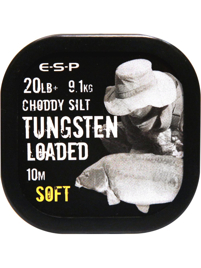 Поводковый материал утяжеленный вольфрамом ESP Tungsten Loaded SOFT, Цвет: Choddy Silt, изображение 3 Поводковый материал утяжеленный вольфрамом ESP Tungsten Loaded SOFT, Цвет: Choddy Silt, изображение 3