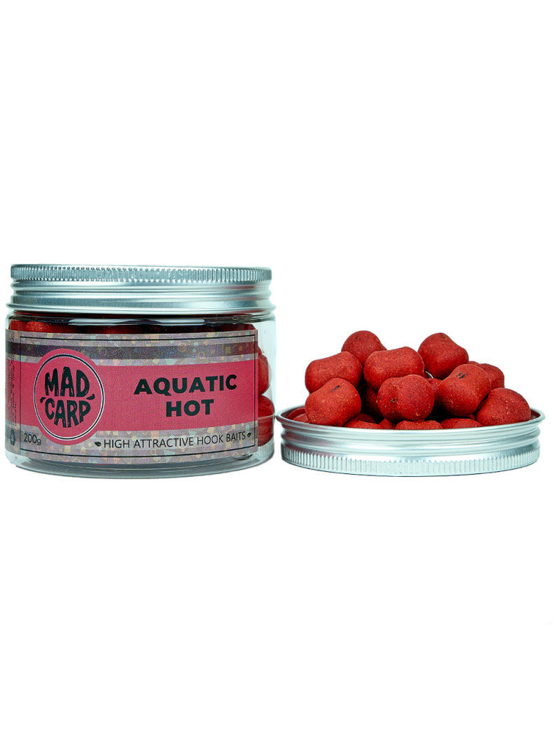 Бойлы (дамблсы) тонущие Mad Carp Baits AQUATIC HOT (Акватик и Специи) Dumbells, Диаметр: 15 х 18 мм Бойлы (дамблсы) тонущие Mad Carp Baits AQUATIC HOT (Акватик и Специи) Dumbells, Диаметр: 15 х 18 мм