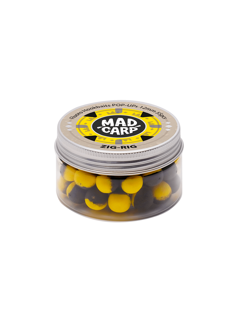 Бойлы плавающие Mad Carp ZIG-RIG Pop-Up (Фруктовый Аромат), Диаметр: 12 мм