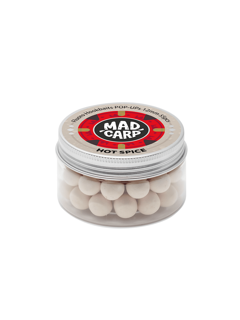 Бойлы плавающие Mad Carp Baits HOT SPICE Pop-Ups (Острые Специи), Диаметр: 10 мм