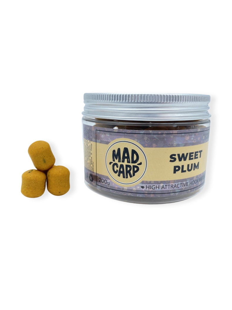 Бойлы (дамблсы) тонущие Mad Carp Baits SWEET PLUM (Слива) Dumbells, Диаметр: 15 х 18 мм Бойлы (дамблсы) тонущие Mad Carp Baits SWEET PLUM (Слива) Dumbells, Диаметр: 15 х 18 мм