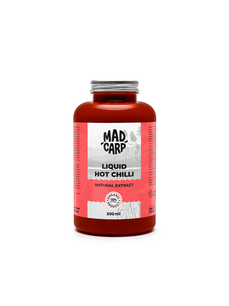 Натуральный ликвид Mad Carp Baits HOT CHILLI (Острый Чили), Объём: 500 мл