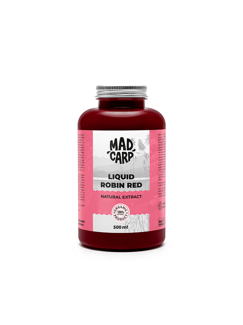 Натуральный ликвид Mad Carp Baits ROBIN RED, Объём: 500 мл Натуральный ликвид Mad Carp Baits ROBIN RED, Объём: 500 мл