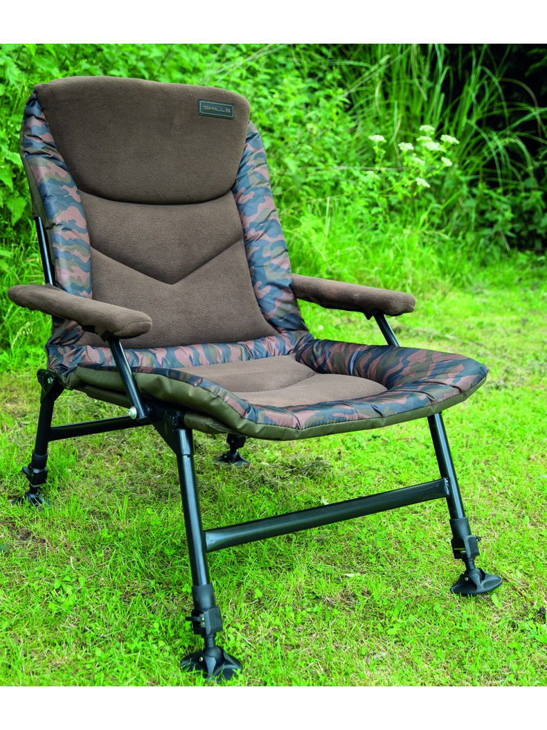 Кресло с подлокотниками SKILLS  Camo Carp Arm Chair, изображение 2