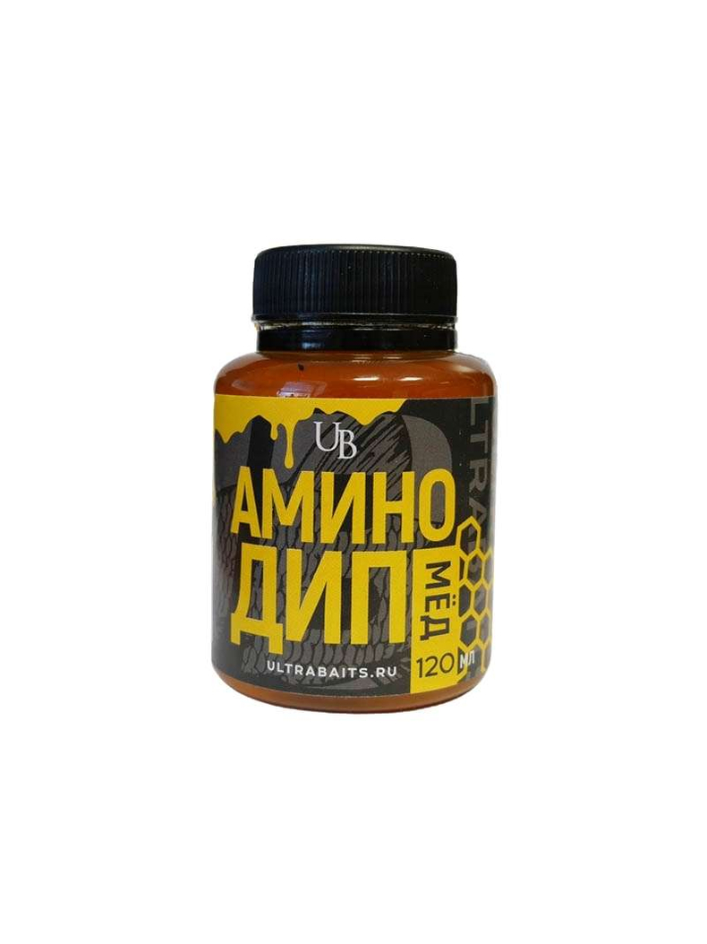 Аминодип ULTRABAITS Honey (Мёд) 120мл Аминодип ULTRABAITS Honey (Мёд) 120мл