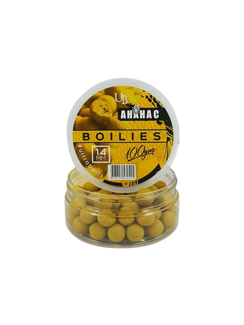 Бойлы насадочные ULTRABAITS Pineapple (Ананас), Диаметр: 14 мм Бойлы насадочные ULTRABAITS Pineapple (Ананас), Диаметр: 14 мм