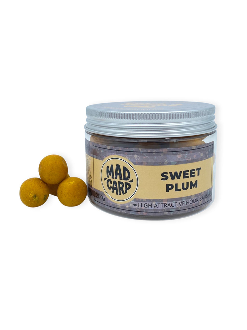 Бойлы тонущие насадочные Mad Carp Baits SWEET PLUM (Слива), Диаметр: 15 мм, изображение 2 Бойлы тонущие насадочные Mad Carp Baits SWEET PLUM (Слива), Диаметр: 15 мм, изображение 2
