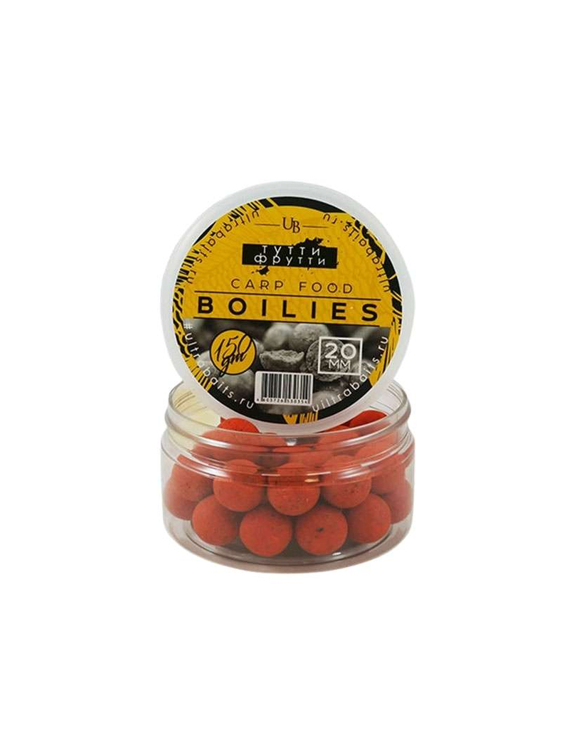 Бойлы насадочные ULTRABAITS Tutti Frutti (Тутти Фрутти), Диаметр: 20 мм, изображение 2 Бойлы насадочные ULTRABAITS Tutti Frutti (Тутти Фрутти), Диаметр: 20 мм, изображение 2