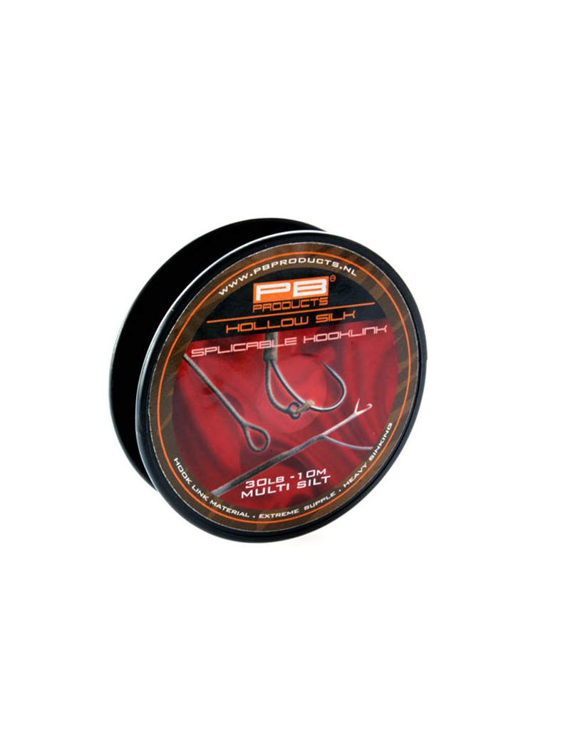 Поводковый материал PB Products HOLLOW SILK Splicable Hooklink 30lb 10m, Цвет: Multi Weed – Водоросли Поводковый материал PB Products HOLLOW SILK Splicable Hooklink 30lb 10m, Цвет: Multi Weed – Водоросли