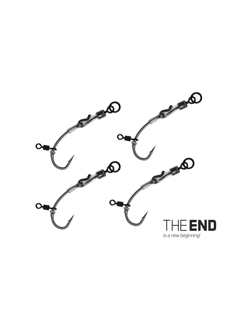Монтаж DELPHIN THE END Ronnie Rig, Размер крючка: № 8 Монтаж DELPHIN THE END Ronnie Rig, Размер крючка: № 8
