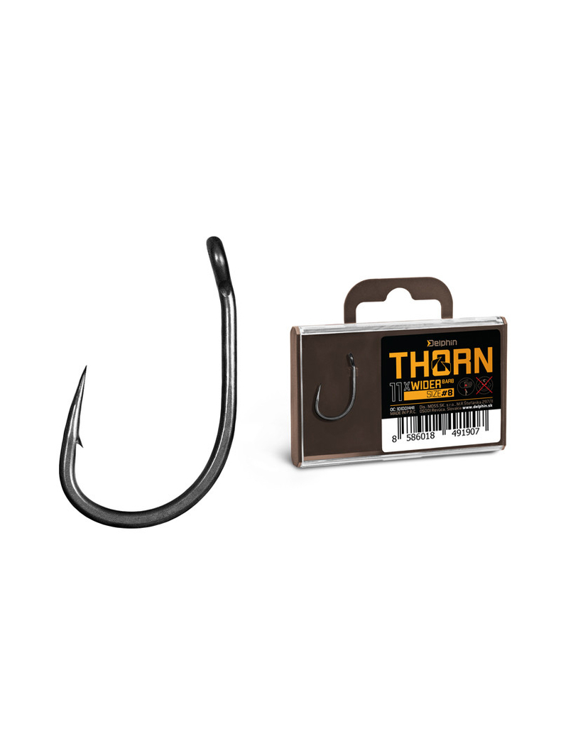 Крючки DELPHIN THORN Wider Hook, Размер крючка: № 8