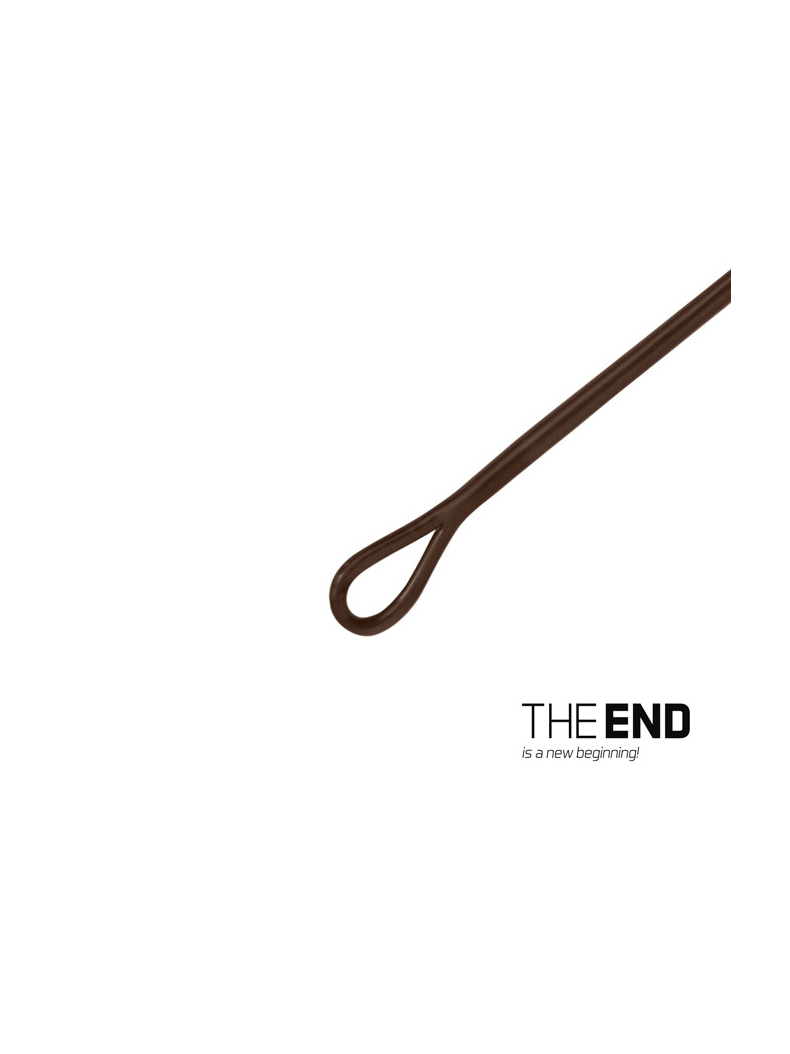 Противозакручиватель с вертлюгом DELPHIN THE END Vorfach Aramid Leader 80 cm 60lb, изображение 3