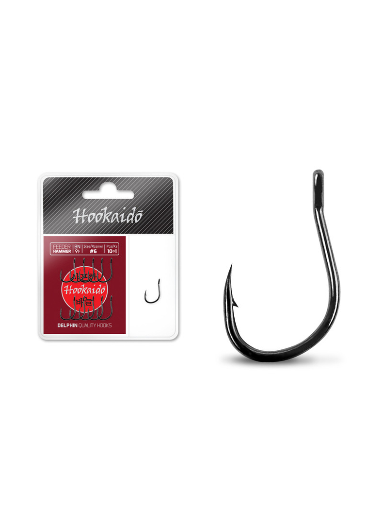 Крючки DELPHIN HKD HAMMER Hooks, Размер крючка: № 6