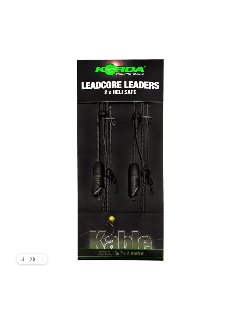 Готовые лидкоры KORDA Heli Safe Leadcore Leader, Цвет: Weed (Водоросли), изображение 3 Готовые лидкоры KORDA Heli Safe Leadcore Leader, Цвет: Weed (Водоросли), изображение 3