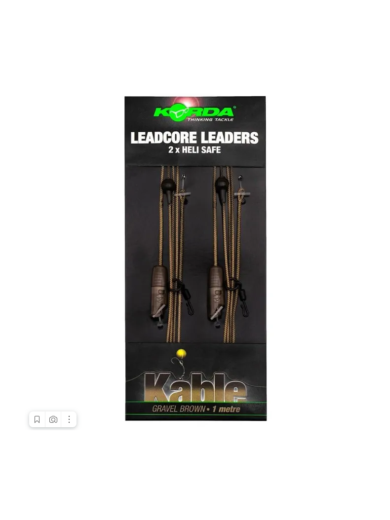 Готовые лидкоры KORDA Heli Safe Leadcore Leader, Цвет: Weed (Водоросли), изображение 2 Готовые лидкоры KORDA Heli Safe Leadcore Leader, Цвет: Weed (Водоросли), изображение 2