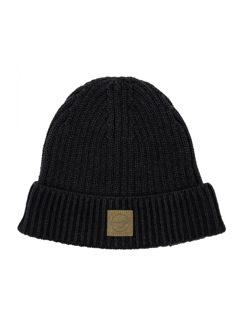 Шапка KORDA LE Fishermen Beanie Black Шапка KORDA LE Fishermen Beanie Black