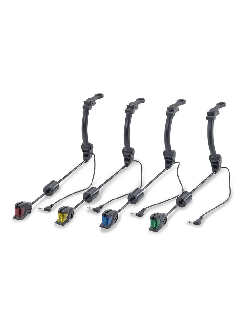 Комплект индикаторов поклевки с подсветкой ANACONDA VIPEX RSX Swing Arm, Набор : для 4-х удилищ Комплект индикаторов поклевки с подсветкой ANACONDA VIPEX RSX Swing Arm, Набор : для 4-х удилищ