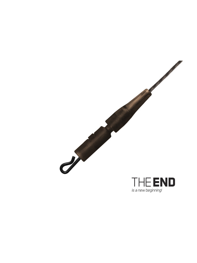 Противозакручиватель с клипсой DELPHIN THE END Leadcore + PIN clip 100cm 45lb, изображение 2 Противозакручиватель с клипсой DELPHIN THE END Leadcore + PIN clip 100cm 45lb, изображение 2