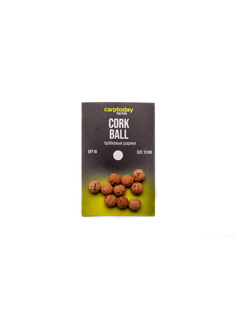Пробковые шарики Carptoday Tackle Cork Balls, Диаметр: 10 мм
