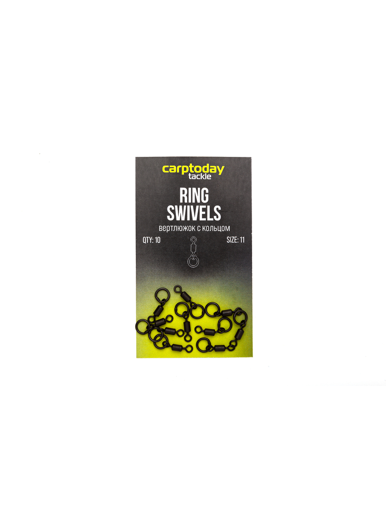 Вертлюжки с кольцом Carptoday Tackle Ring Swivels, Размер вертлюжка: 11