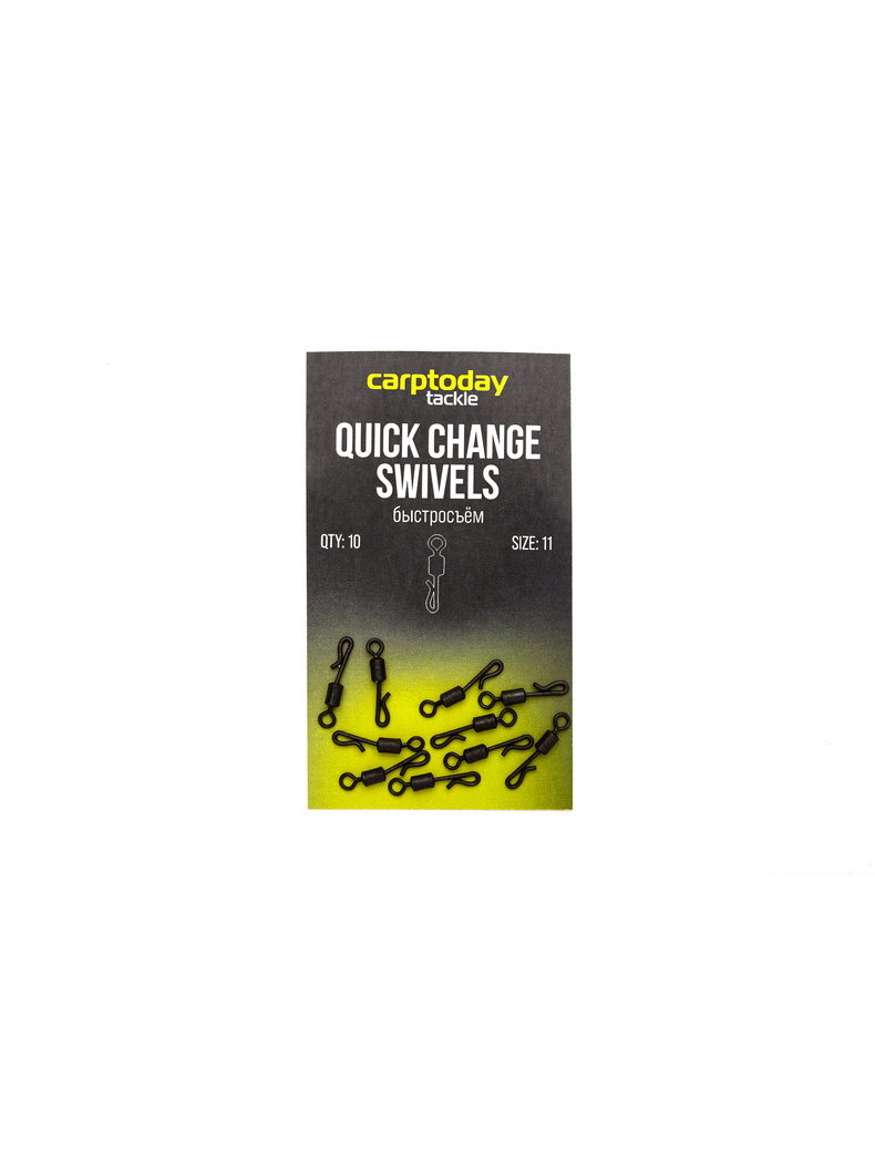 Быстросъёмы Carptoday Tackle Quick Change Swivels, Размер: 11, изображение 2 Быстросъёмы Carptoday Tackle Quick Change Swivels, Размер: 11, изображение 2