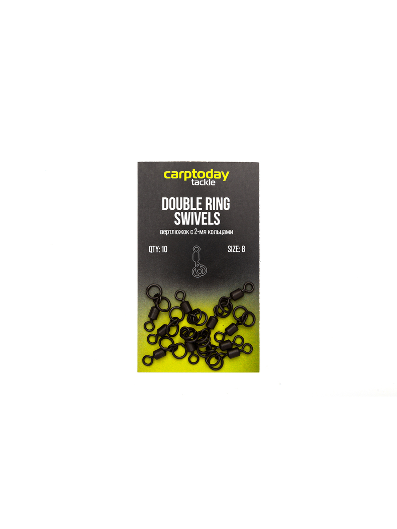 Вертлюжки с двумя кольцами Carptoday Tackle Double Ring Swivels Вертлюжки с двумя кольцами Carptoday Tackle Double Ring Swivels