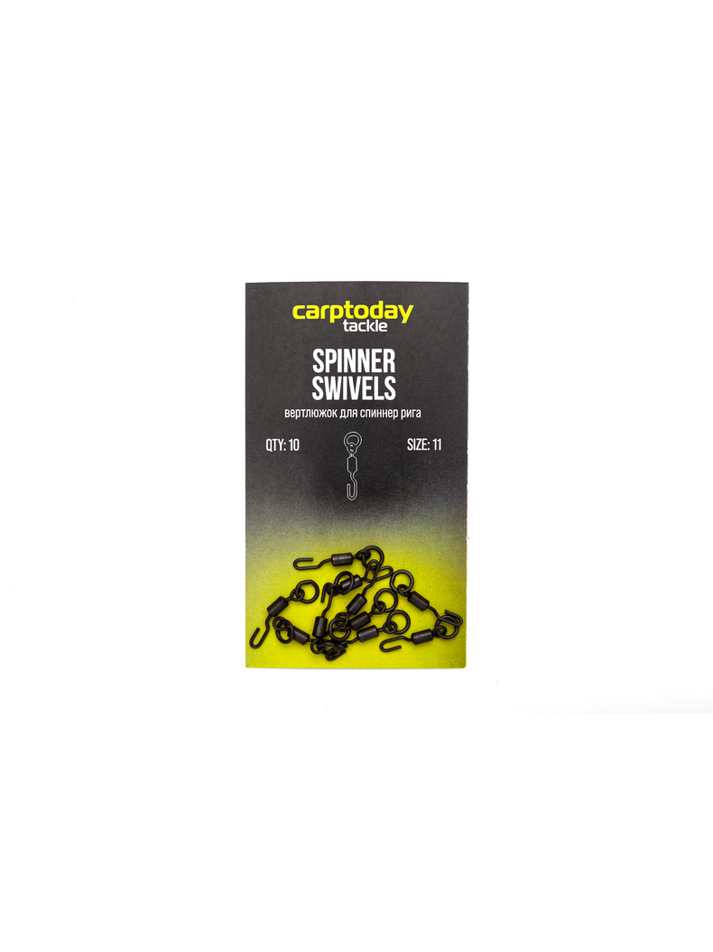 Вертлюжки для спиннер рига Carptoday Tackle Spinner Swivels, Размер вертлюжка: 11, изображение 4 Вертлюжки для спиннер рига Carptoday Tackle Spinner Swivels, Размер вертлюжка: 11, изображение 4