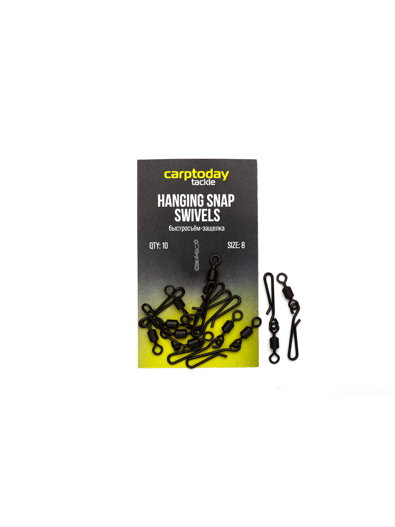 Быстросъёмы с защёлкой Carptoday Tackle Hanging Snap Swivels