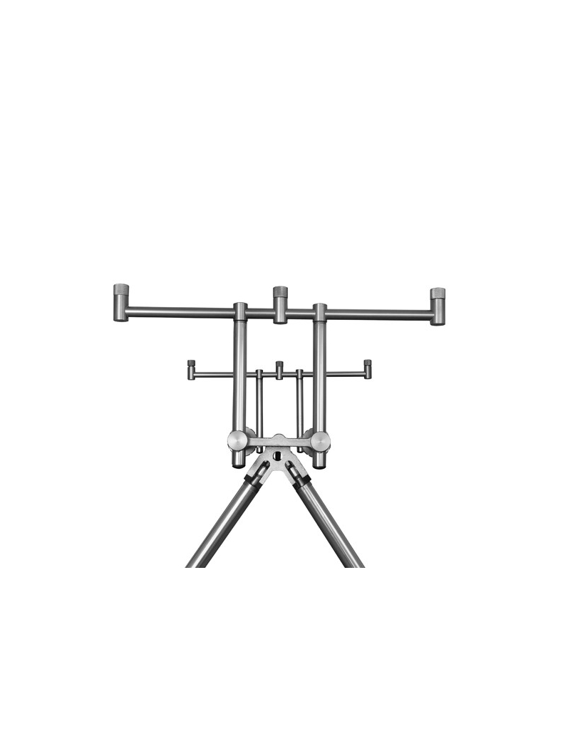 Подставка для 3-4 удилищ DELPHIN Rod Pod TPX4 Silver, изображение 3 Подставка для 3-4 удилищ DELPHIN Rod Pod TPX4 Silver, изображение 3