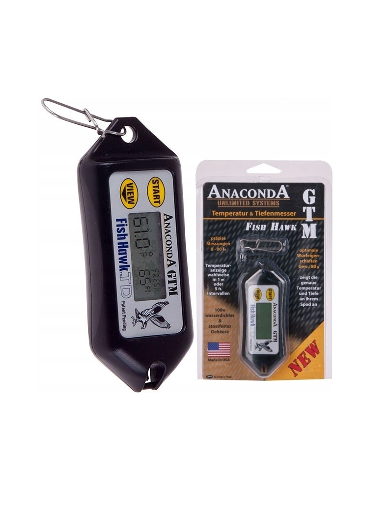 Термометр / глубиномер ANACONDA Fish Hawk GTM, изображение 2 Термометр / глубиномер ANACONDA Fish Hawk GTM, изображение 2