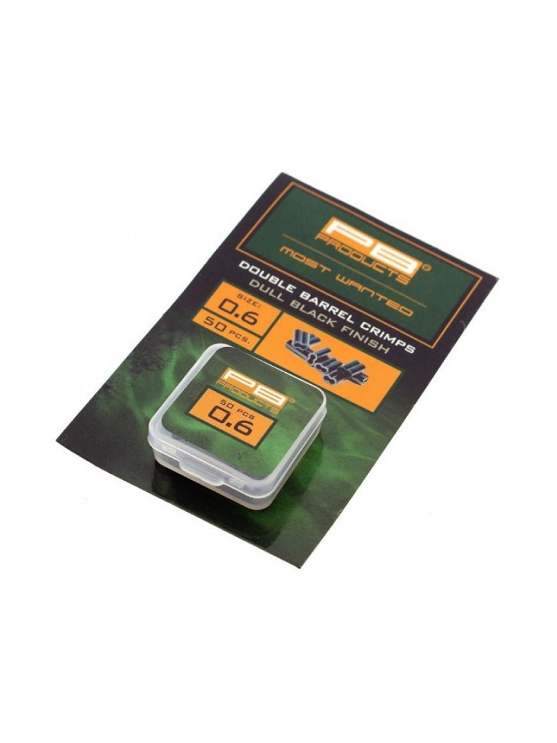 Обжимные трубки PB PRODUCTS Double Barrel Crimps, Диаметр: 0.6 мм Обжимные трубки PB PRODUCTS Double Barrel Crimps, Диаметр: 0.6 мм