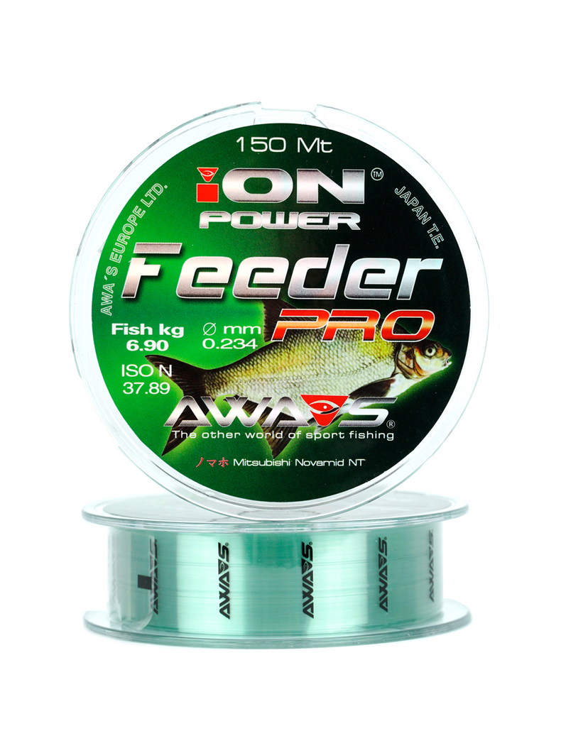 Леска фидерная AWA'S ION POWER FEEDER PRO 150m, Диаметр лески: 0.203 мм Леска фидерная AWA'S ION POWER FEEDER PRO 150m, Диаметр лески: 0.203 мм
