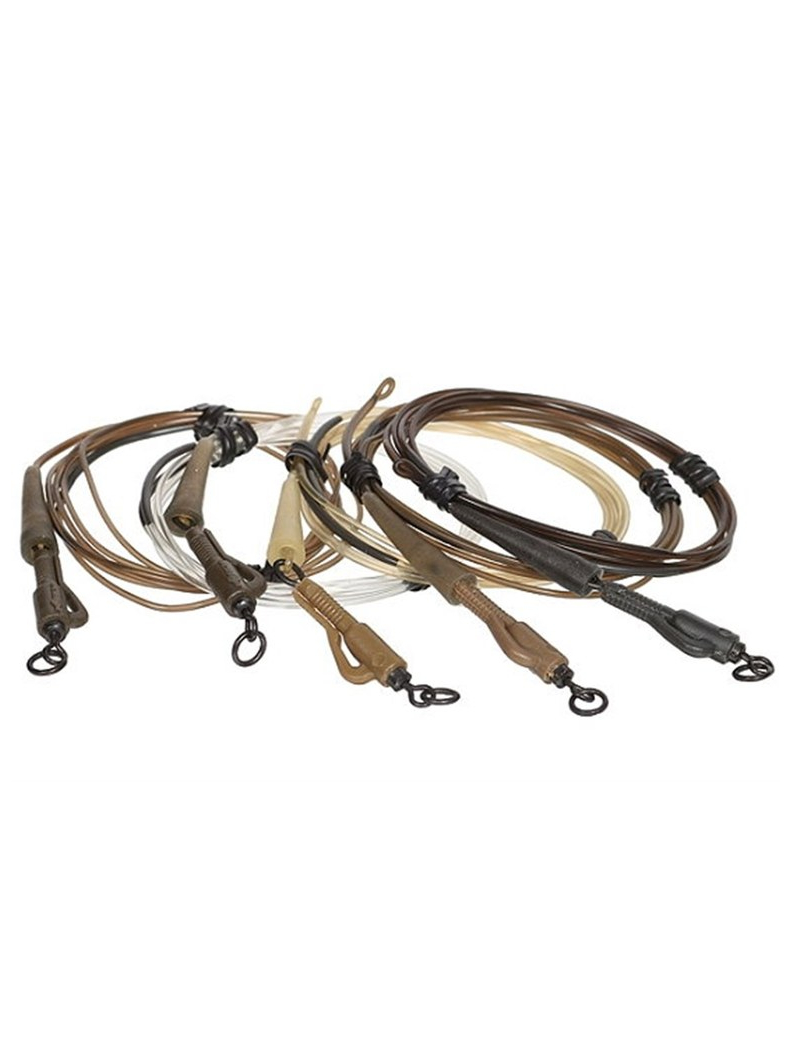 Готовый монолидер с безопасной клипсой KORDA Dark Matter Hybrid Lead Clip Leader, Цвет: Gravel (Гравий), изображение 2 Готовый монолидер с безопасной клипсой KORDA Dark Matter Hybrid Lead Clip Leader, Цвет: Gravel (Гравий), изображение 2