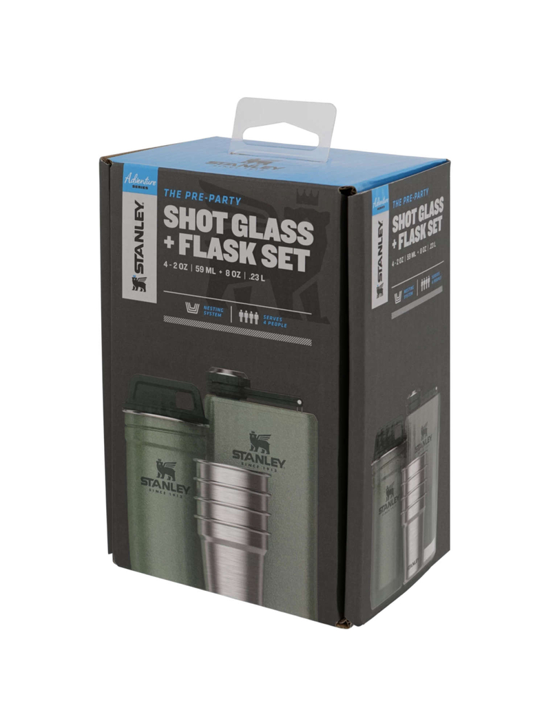Набор стопок STANLEY Adventure с флягой 0.23L зелёный, изображение 3