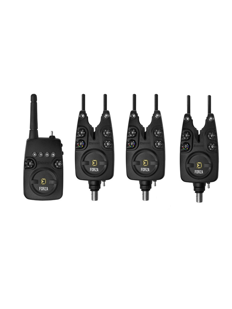 Комплект сигнализаторов с пейджером FORZA Alarm Set Multicolor, Набор : 3 + 1