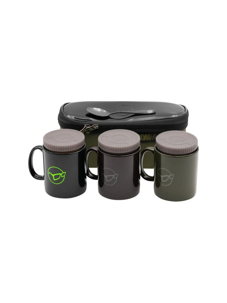 Чайный набор для 3 человек KORDA Compac Fishing Tea Set 3 Piece, изображение 3 Чайный набор для 3 человек KORDA Compac Fishing Tea Set 3 Piece, изображение 3